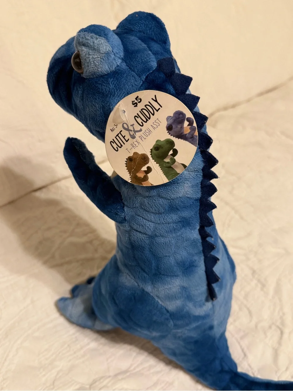 2 for$5✨Cute & Cuddly Blue Dinosaur Plush 13 Inch